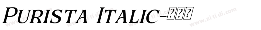 Purista Italic字体转换 Purista Italic字体转换